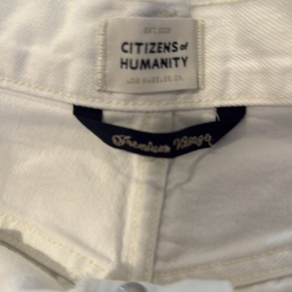 CITIZENS OF HUMANITY - CAMILLA FRAYED HEM SHORT STARLIGHT - Picture 6 of 10